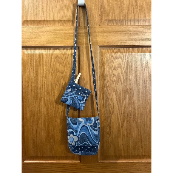 The Unbranded Brand Handbags - Boho Coastal Grandmother USA Handmade Artisan Quilted Floral Crossbody w Wallet
